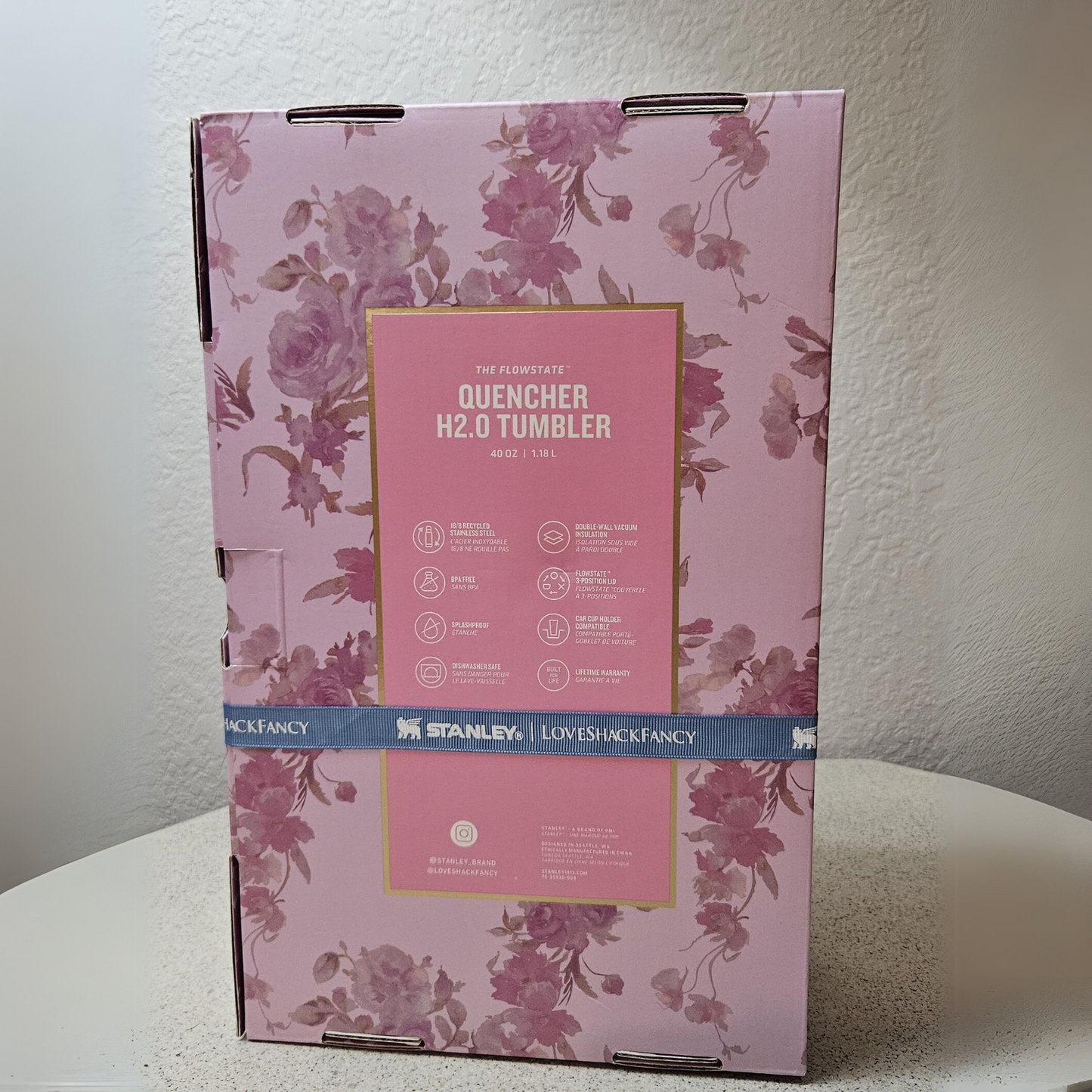 Authentic Stanley x LoveShackFancy™ Floral Quencher Tumbler