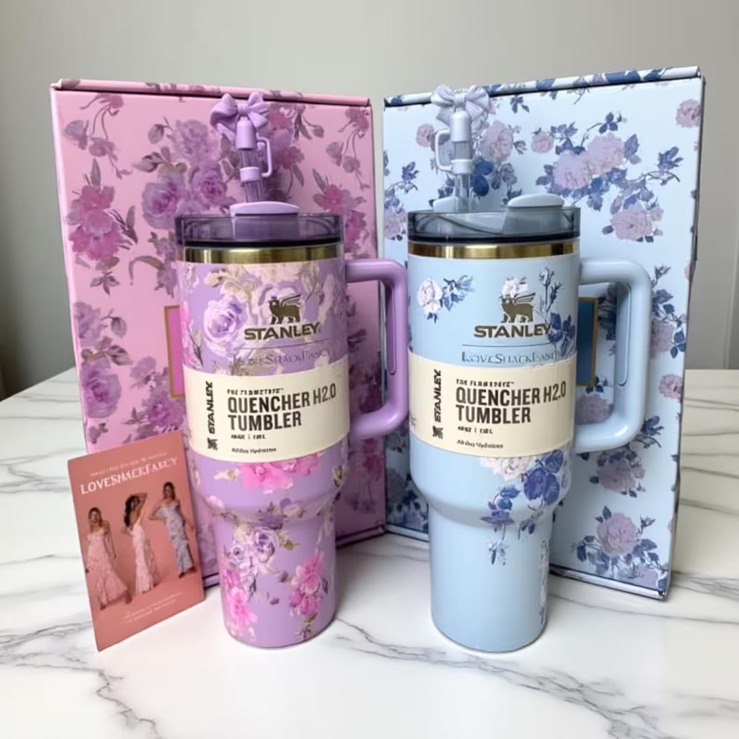 Authentic Stanley x LoveShackFancy™ Floral Quencher Tumbler